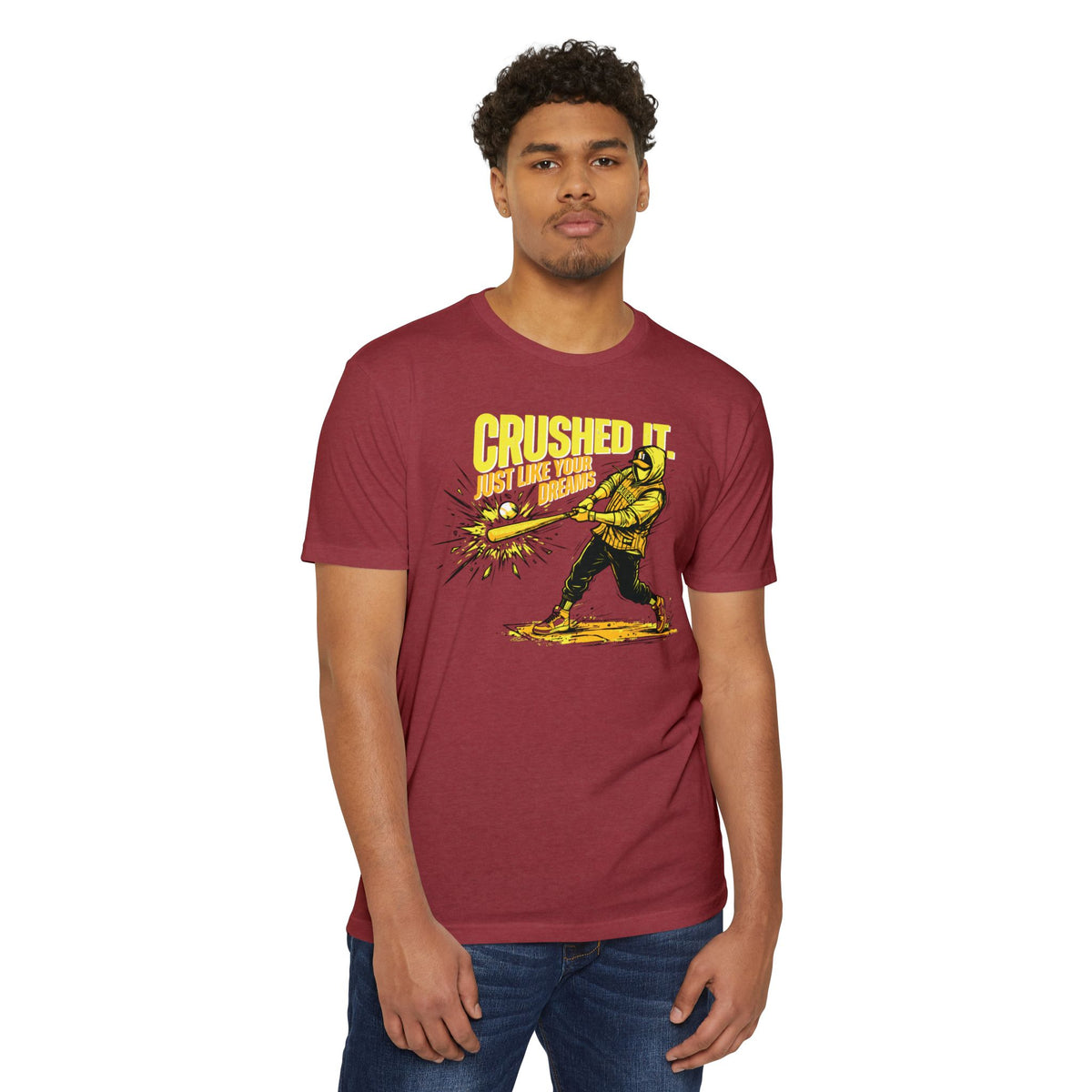 Crushed It Baseball Graphic Tee