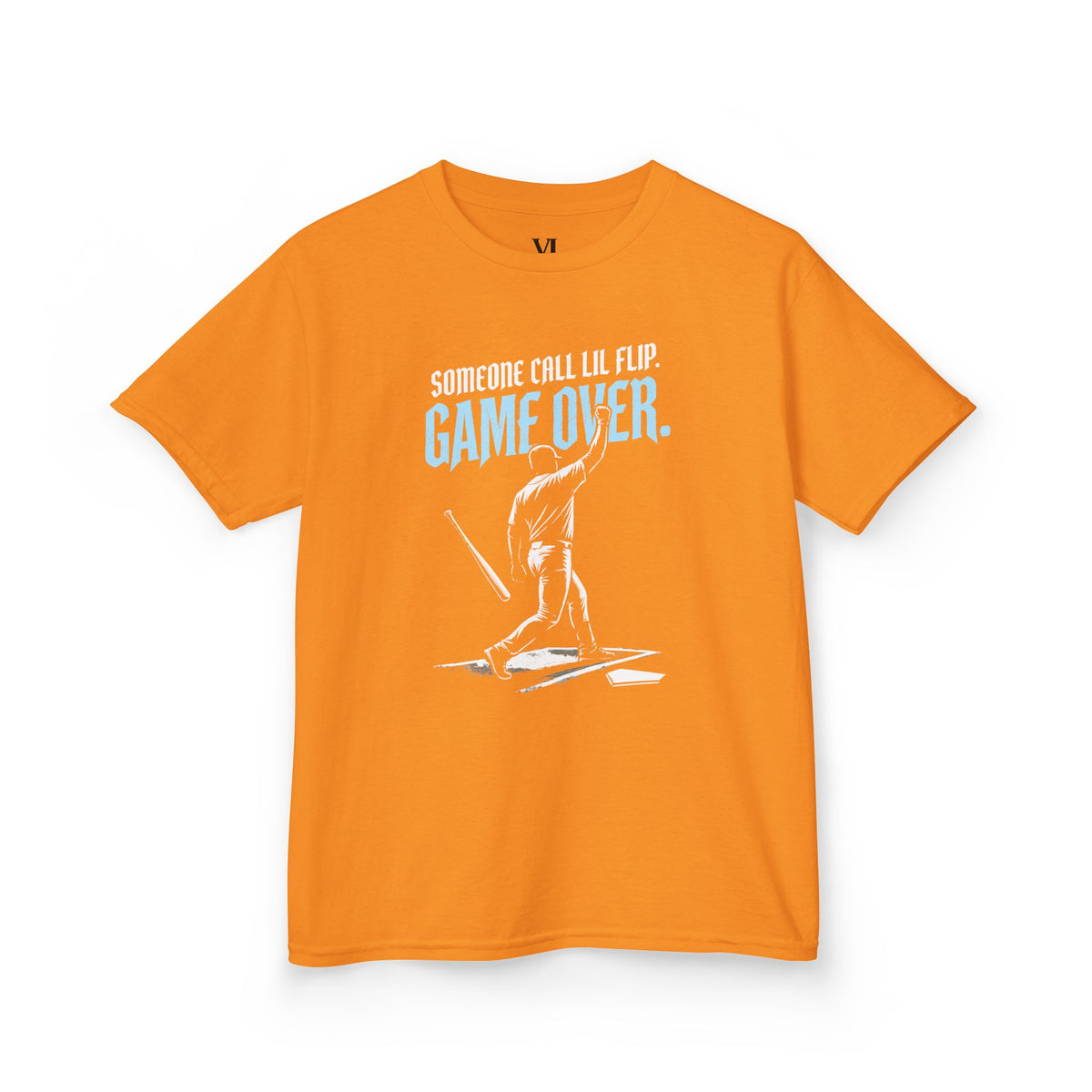 Game Over. Baseball Youth Graphic Tee