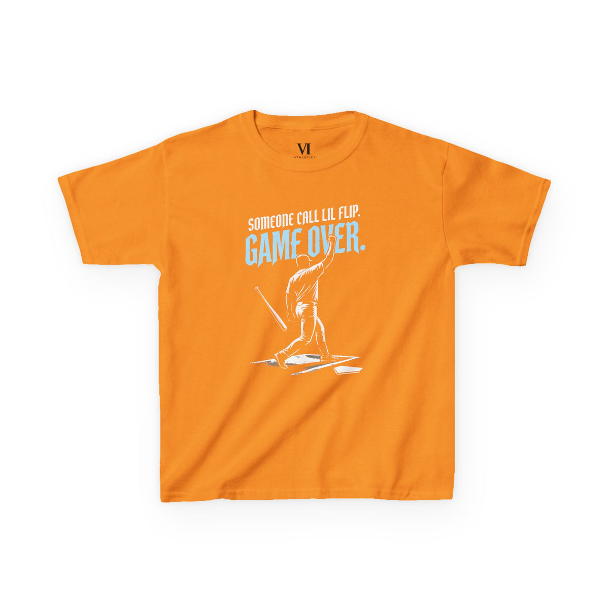 Game Over. Baseball Youth Graphic Tee