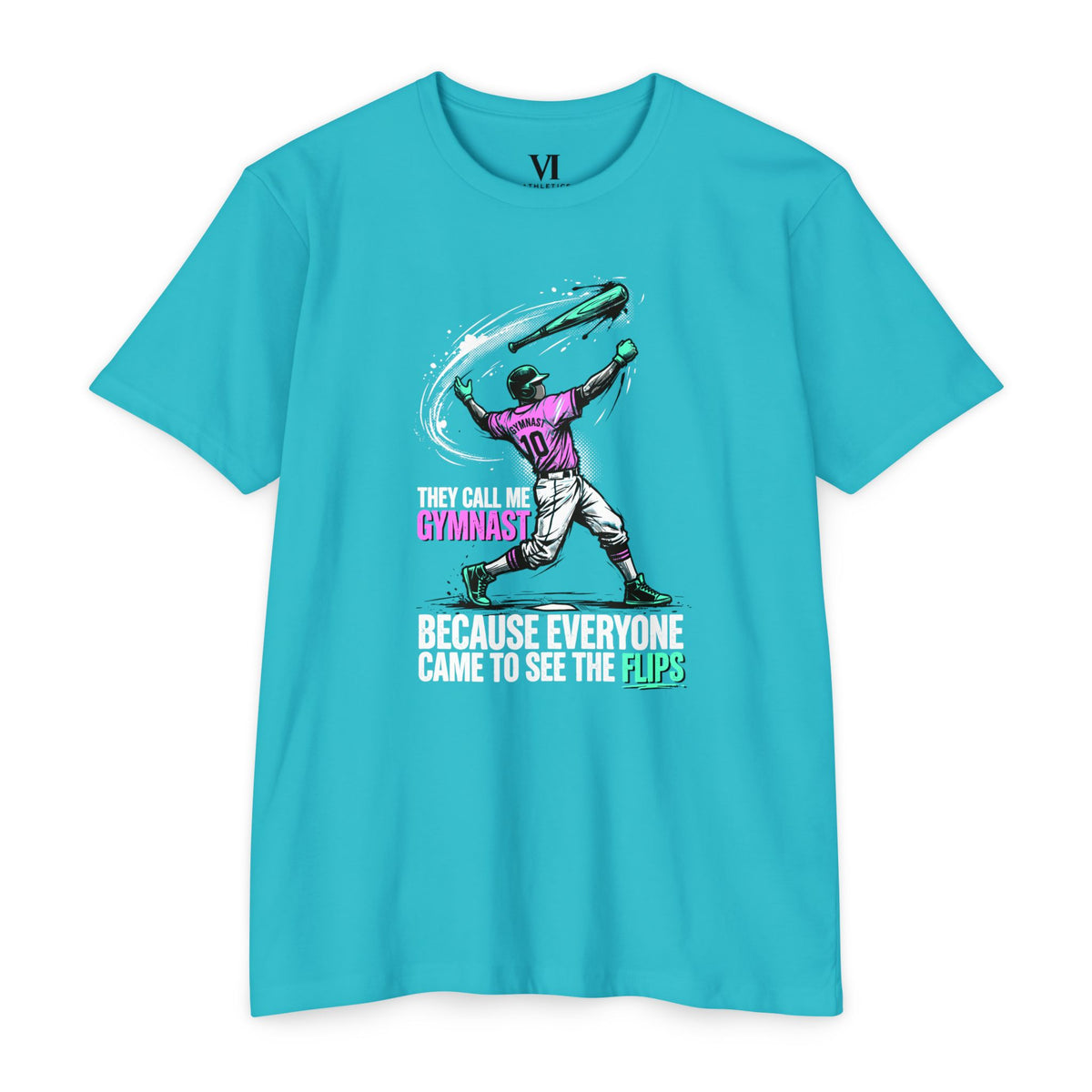 Gymnast Baseball Graphic Tee
