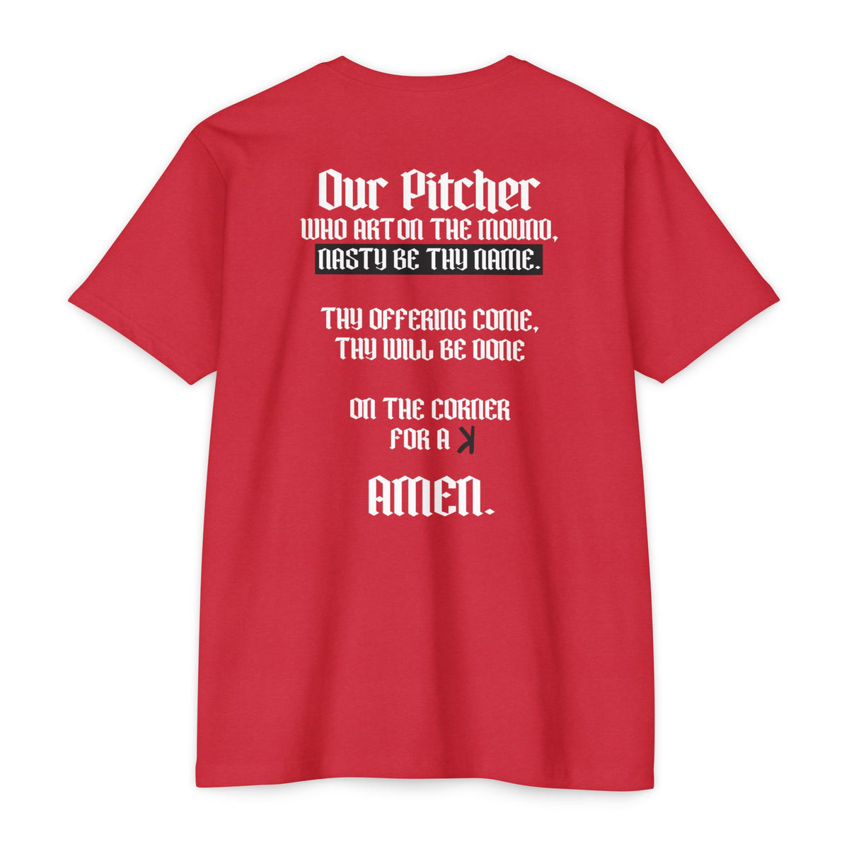 Pitcher's Prayer Baseball Graphic Tee