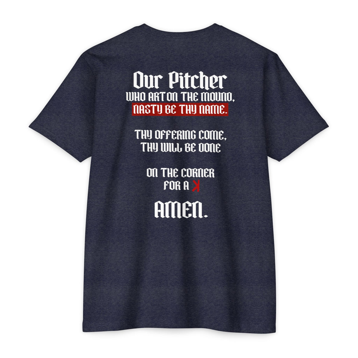 Pitcher's Prayer Baseball Graphic Tee