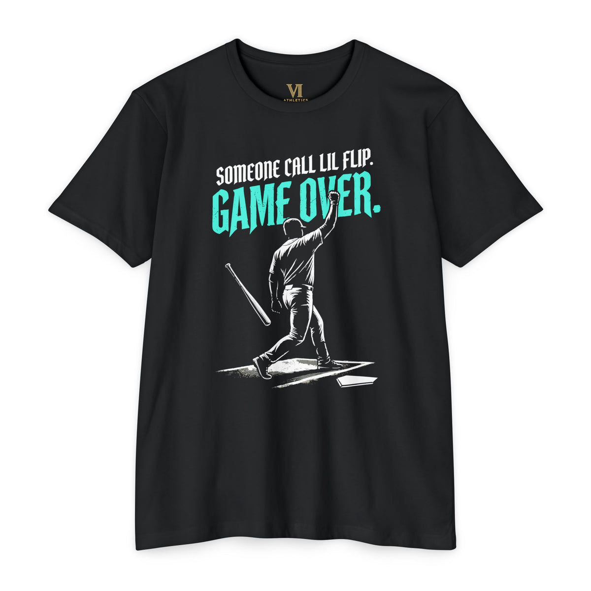 Game Over. Baseball Graphic Tee