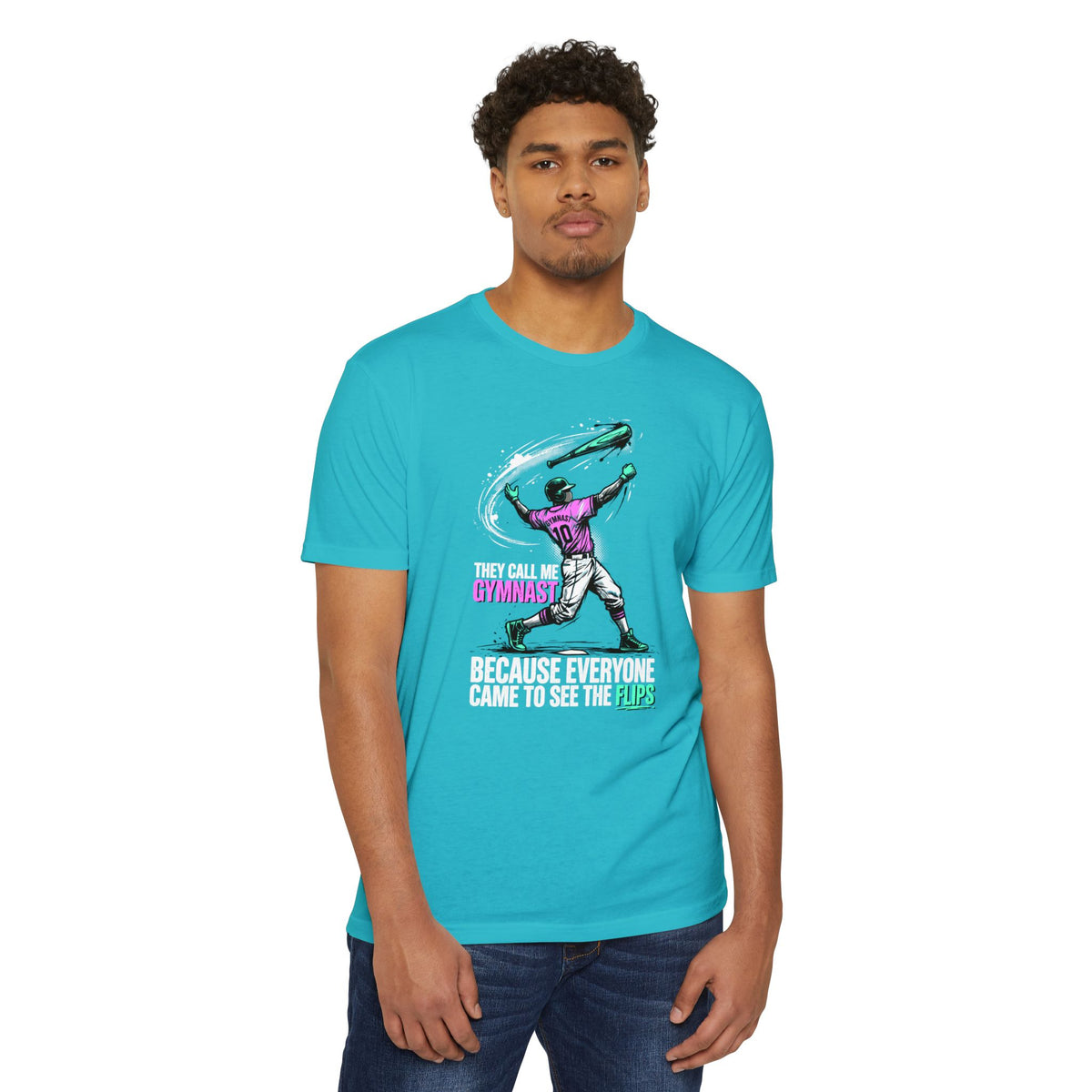 Gymnast Baseball Graphic Tee