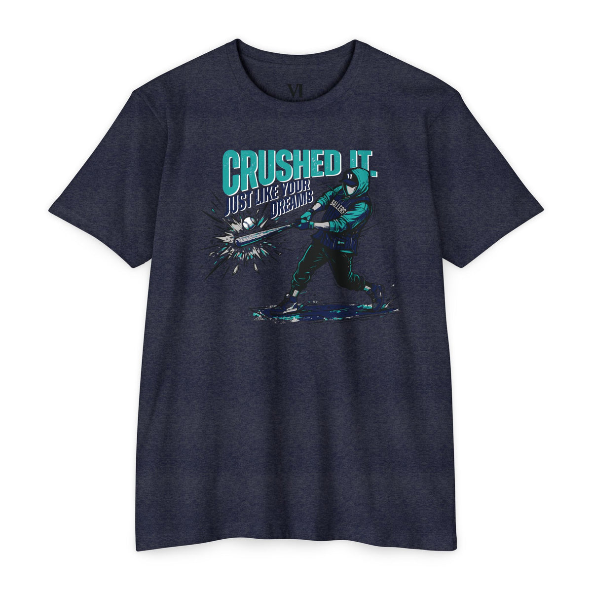 Crushed It Baseball Graphic Tee