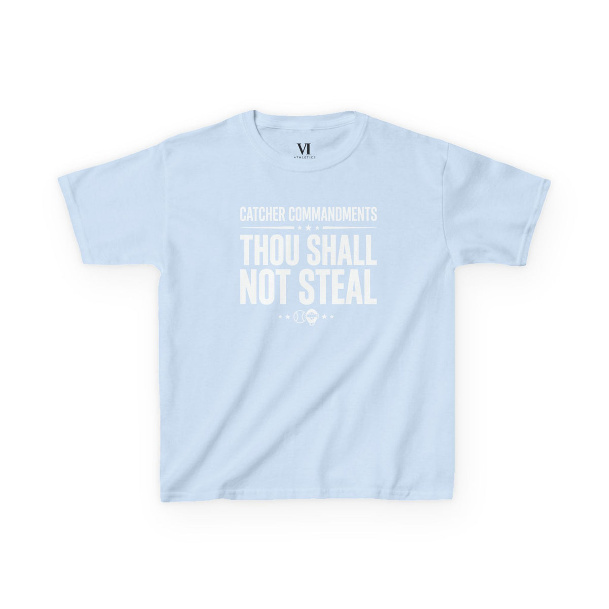 Thou Shall Not Steal 2 Youth Baseball Graphic Tee