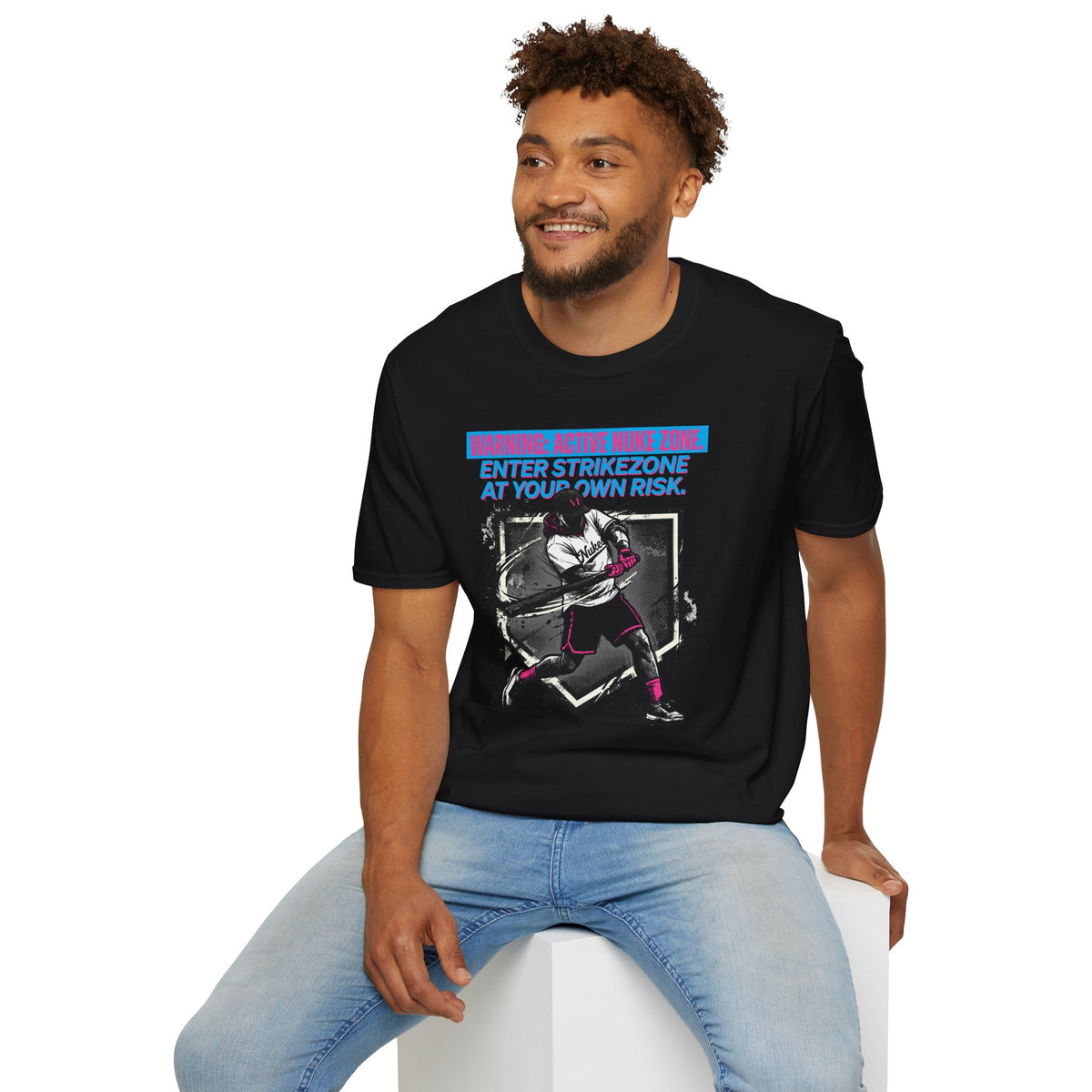 Active Nuke Zone" Baseball Graphic Tee