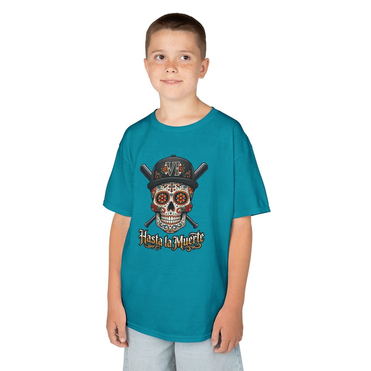 Hasta la Muerte "Until Death" Youth Baseball Graphic Tee