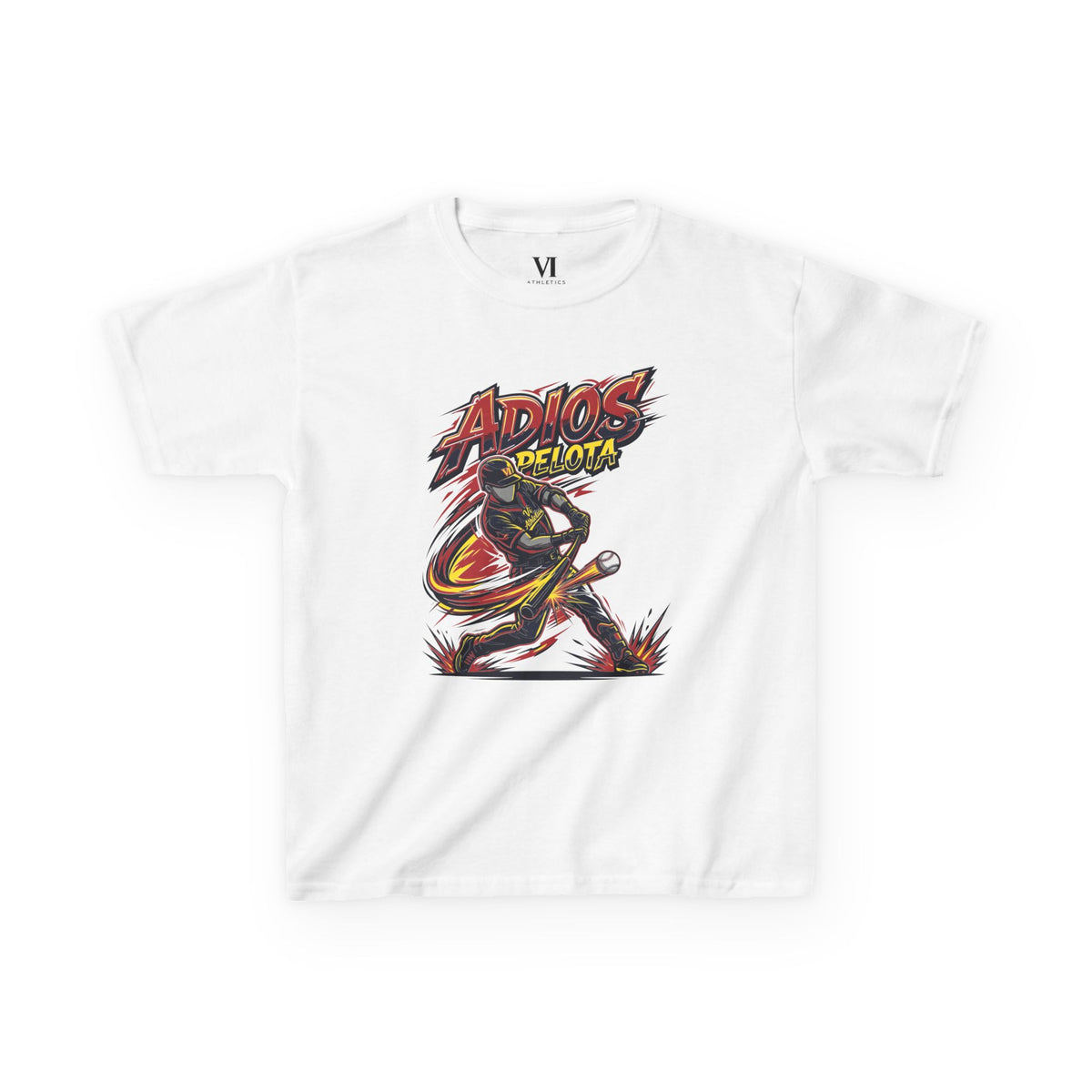 Adios Pelota Youth Baseball Graphic Tee