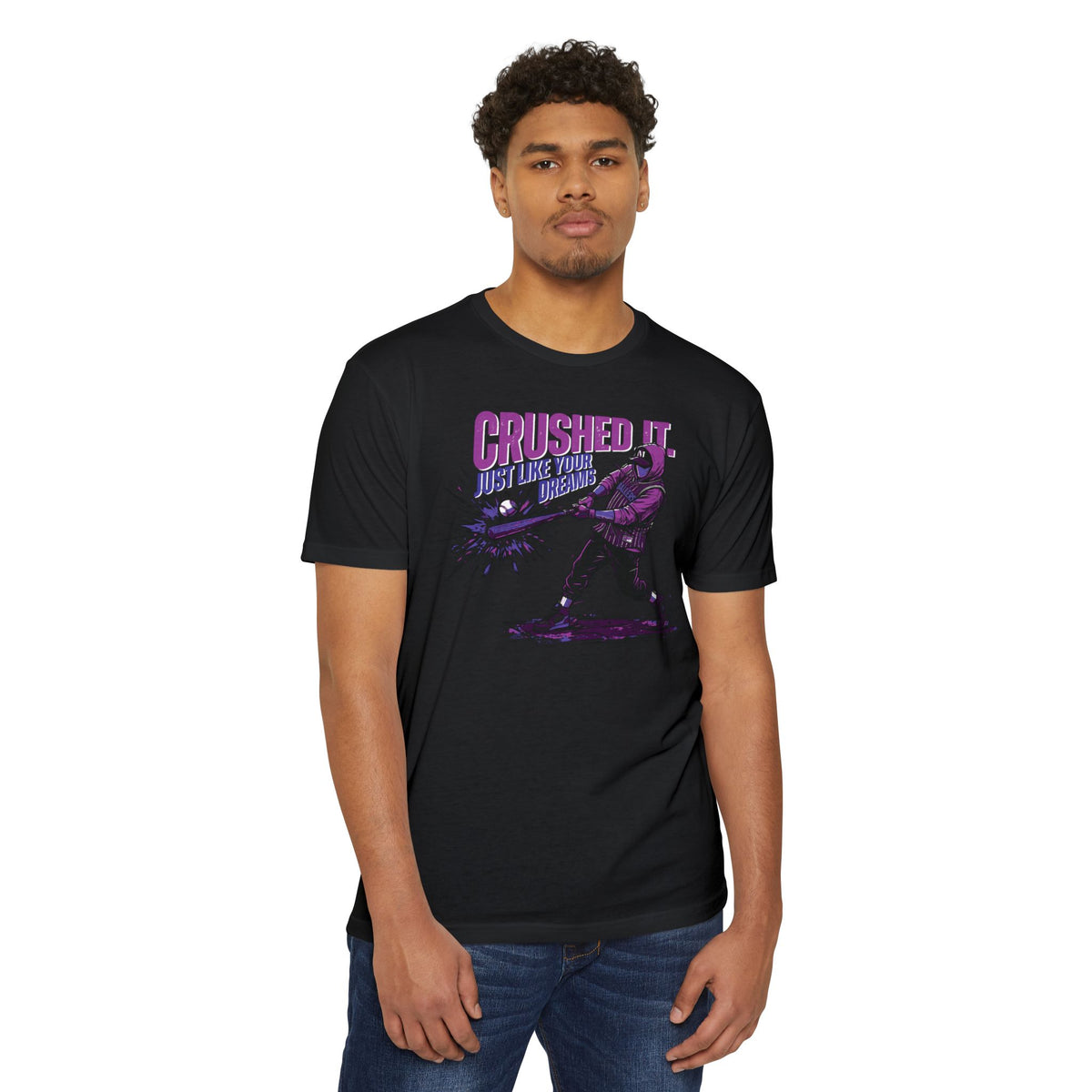 Crushed It Baseball Graphic Tee