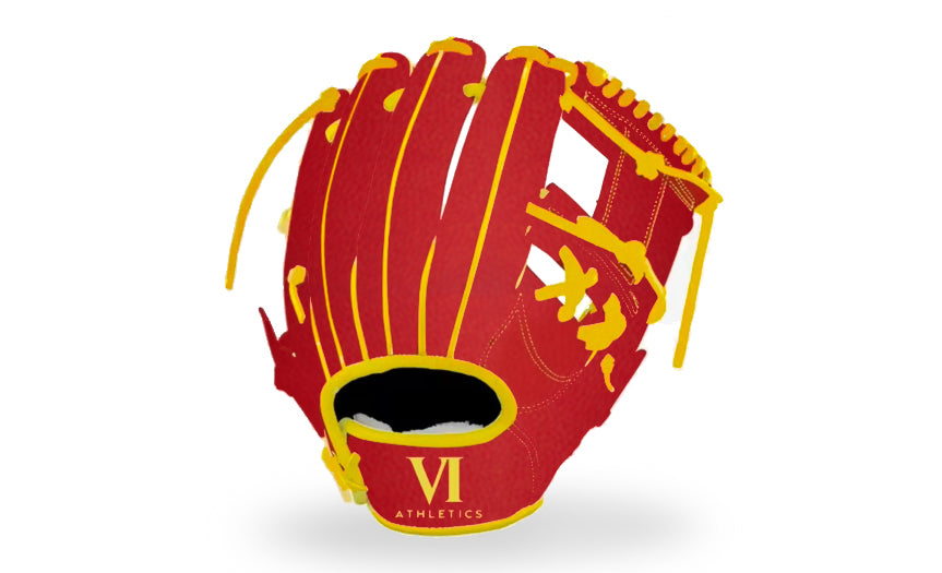 Red Lemon Pigskin Glove