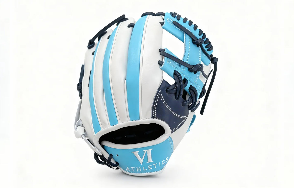 Blue, WHite, and Navy American Kip Glove