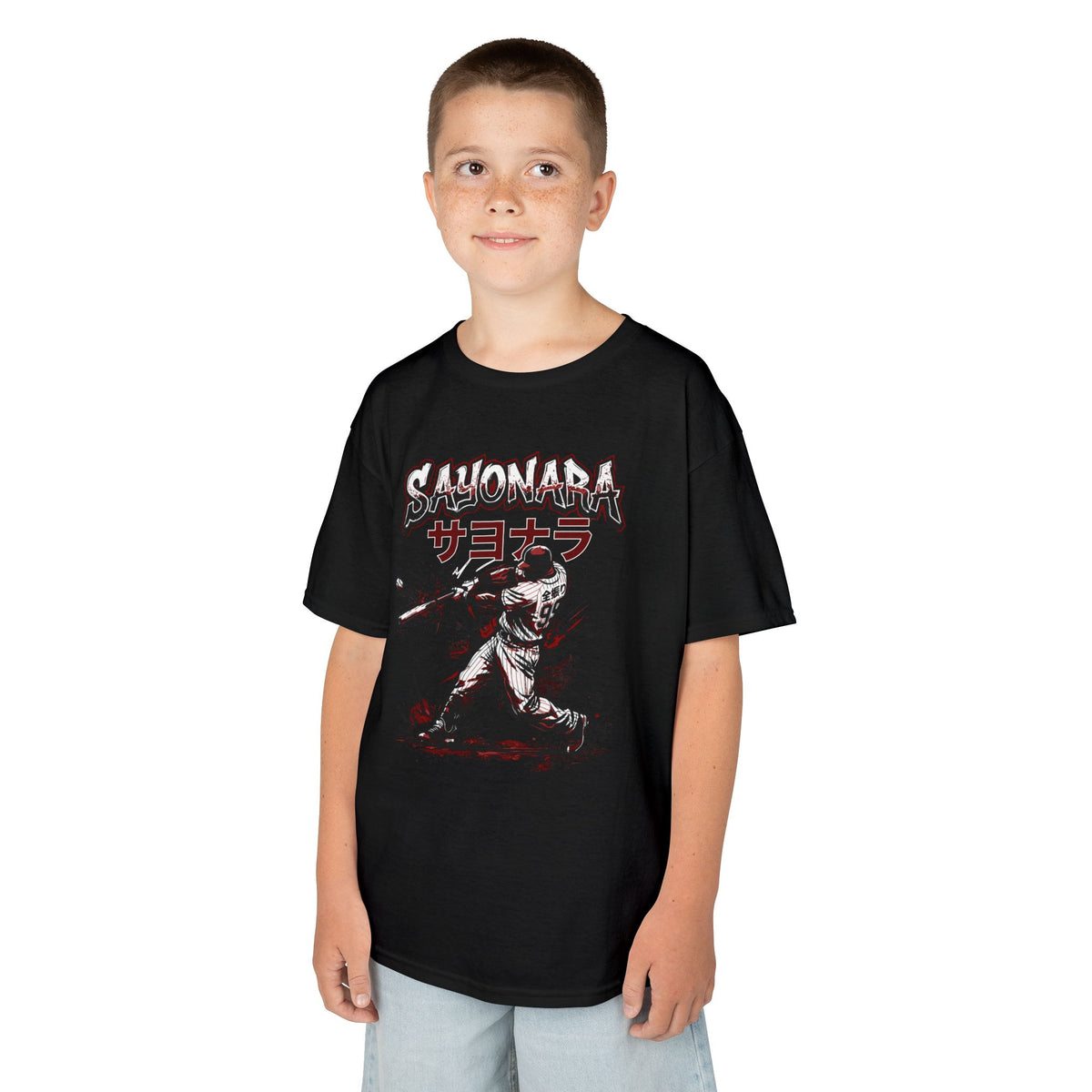 Sayonara Youth Baseball Graphic Tee