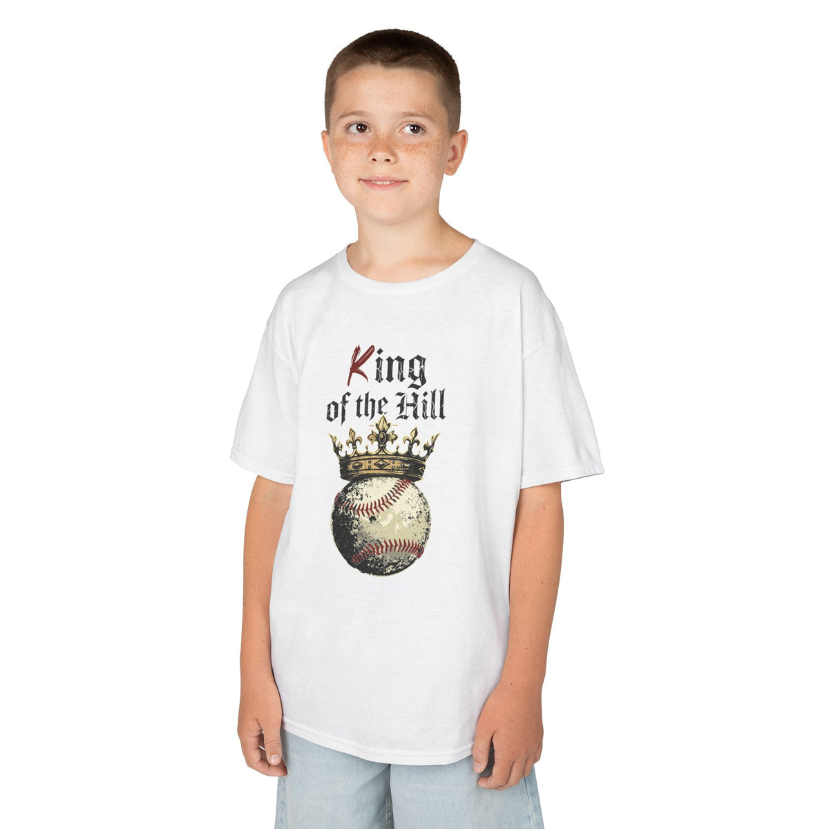 King of the Hill Youth Baseball Graphic Tee