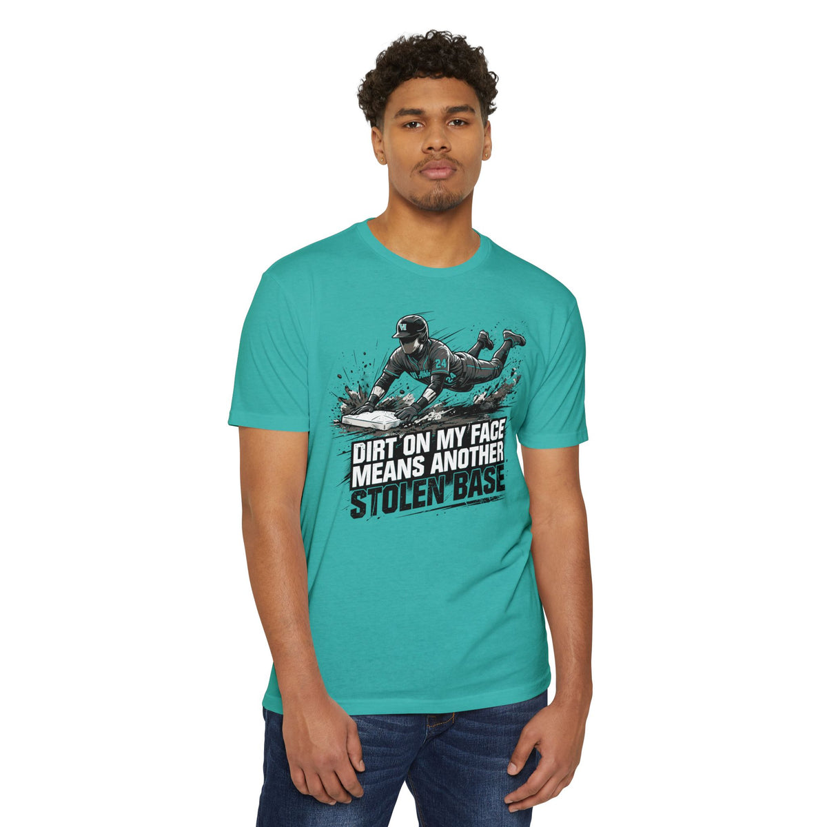 Another Stolen Base Baseball Graphic Tee