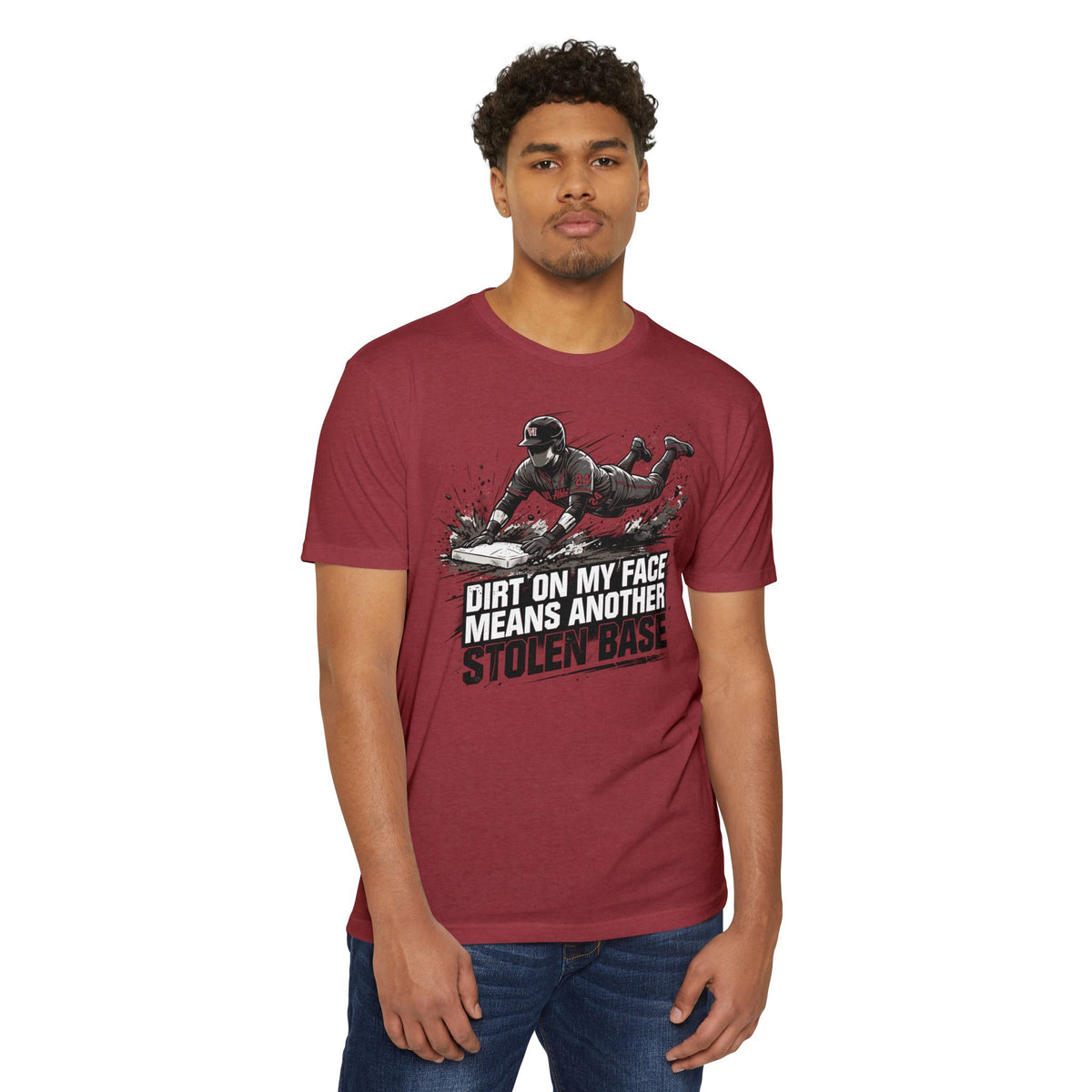 Another Stolen Base Baseball Graphic Tee