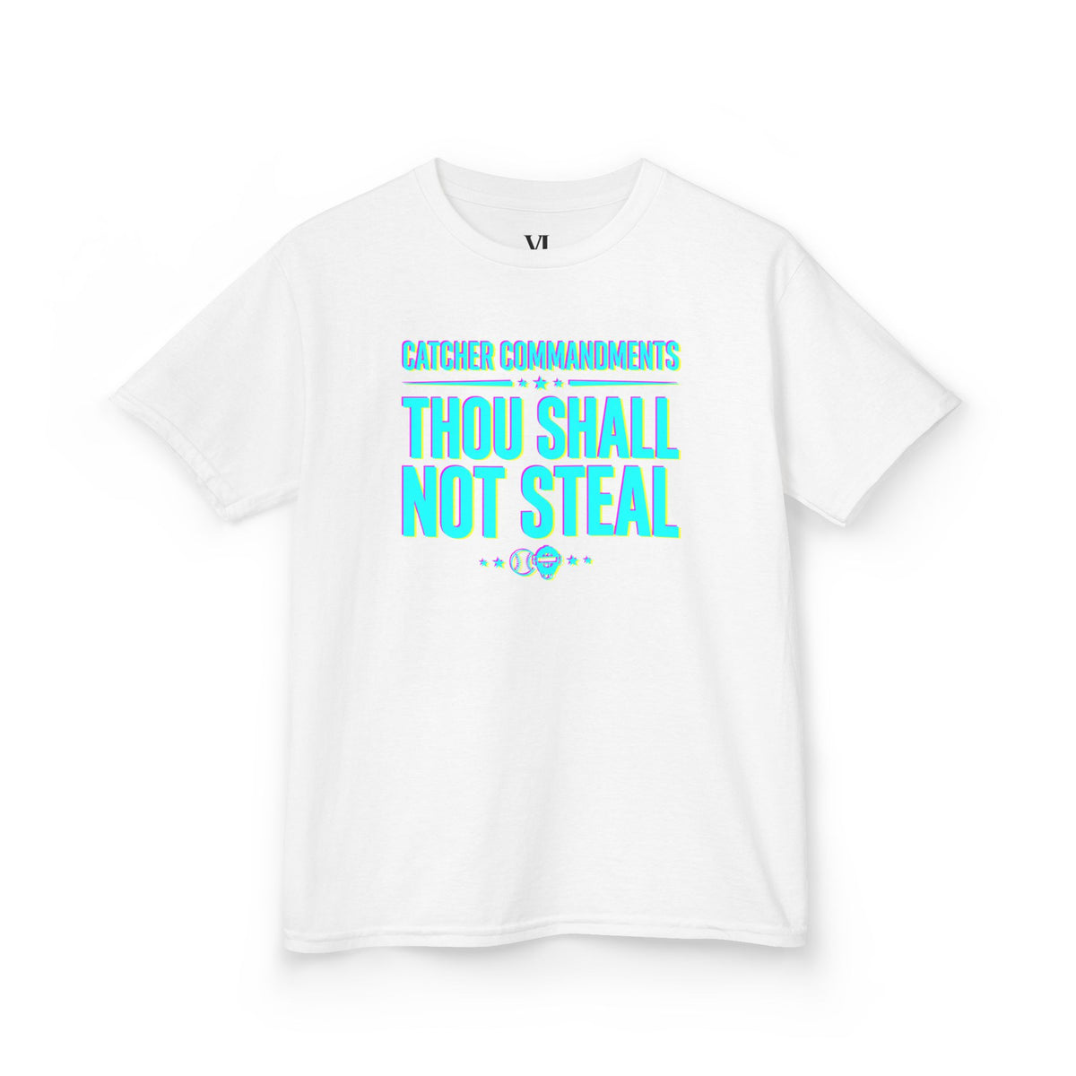 Thou Shall Not Steal 2 Youth Baseball Graphic Tee