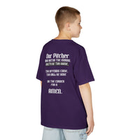 Pitcher's Prayer Youth Baseball Graphic Tee