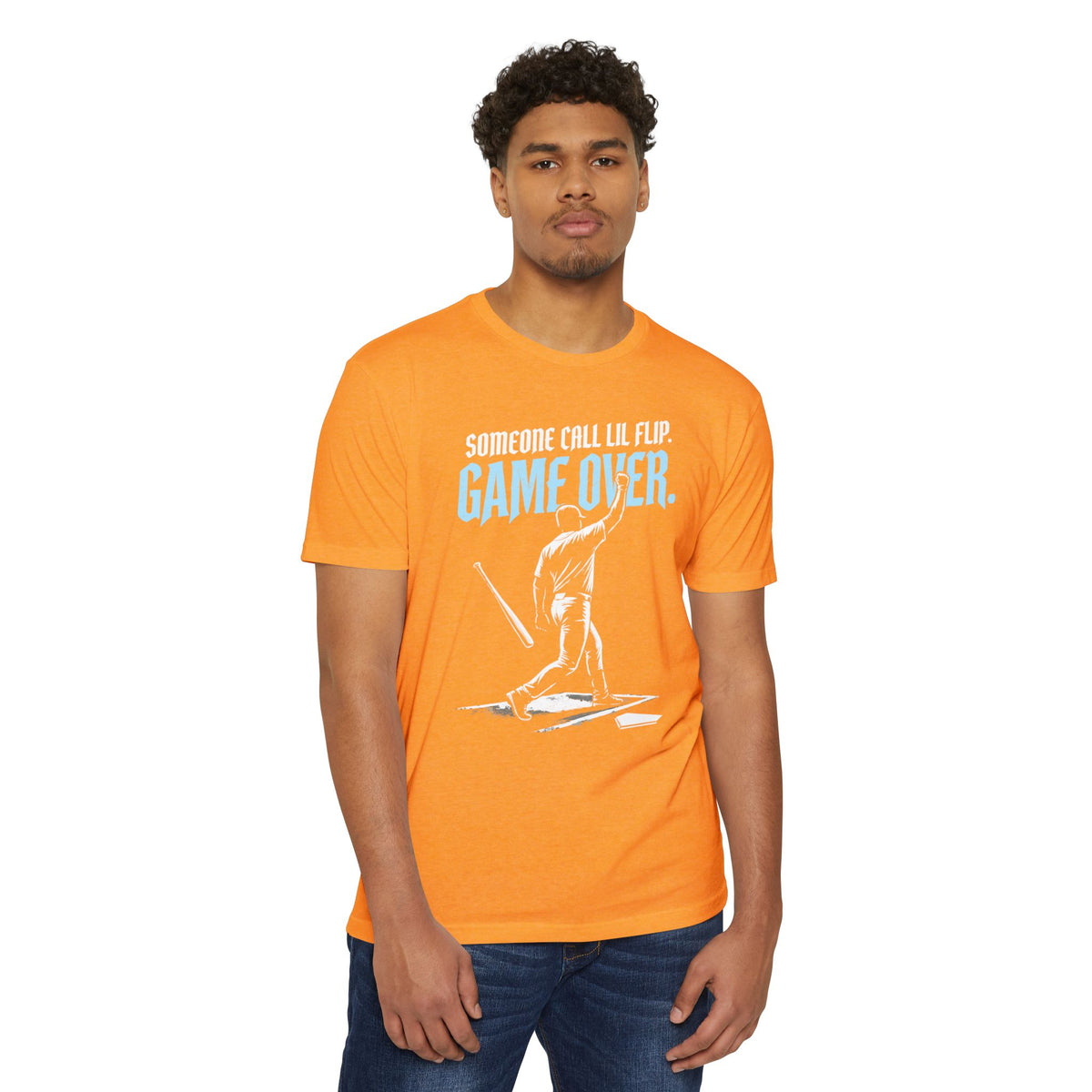 Game Over. Baseball Graphic Tee