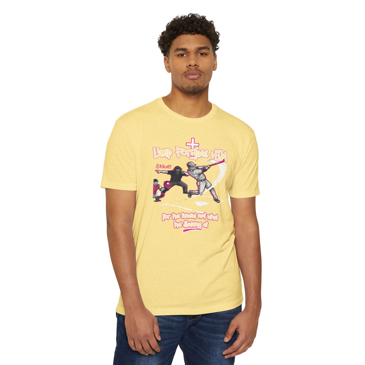 Forgive Him Baseball Graphic Tee
