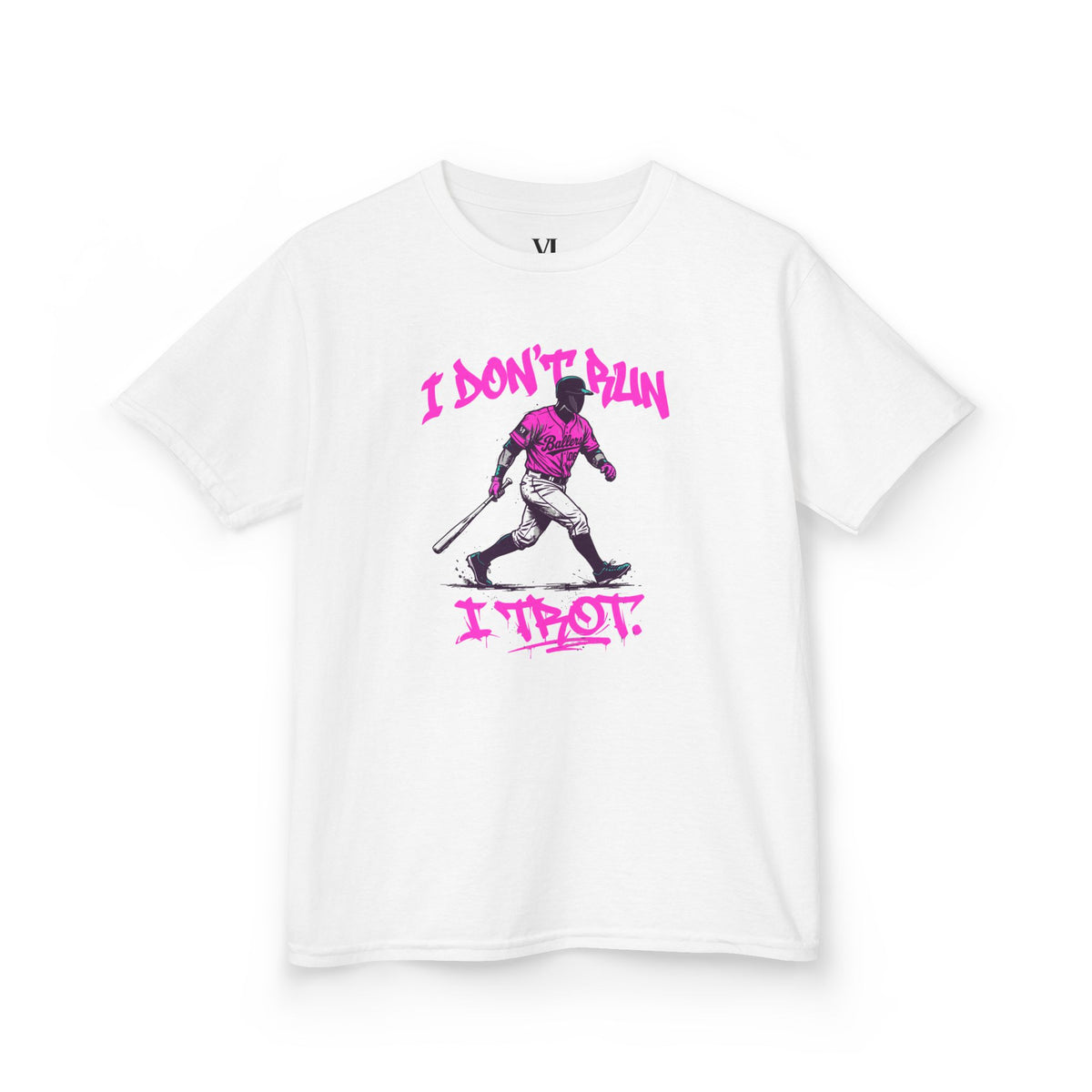 I Trot Youth Baseball Graphic Tee