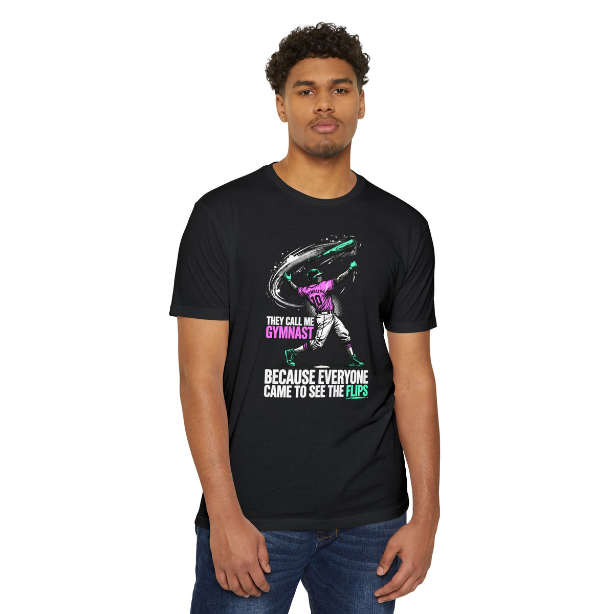 Gymnast Baseball Graphic Tee