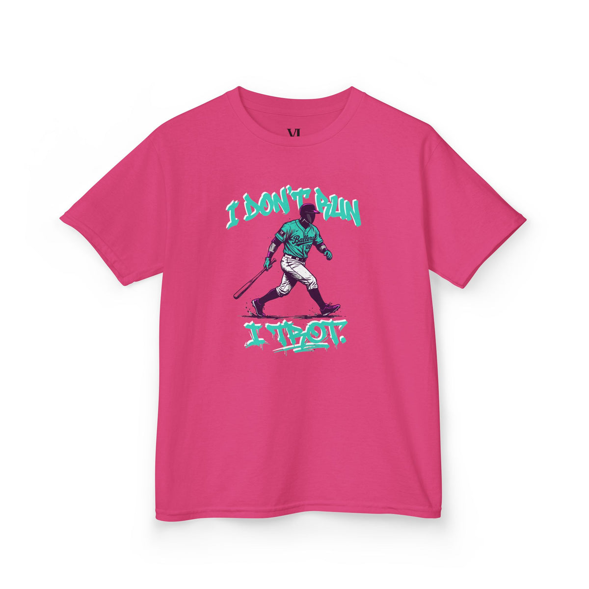 I Trot Youth Baseball Graphic Tee