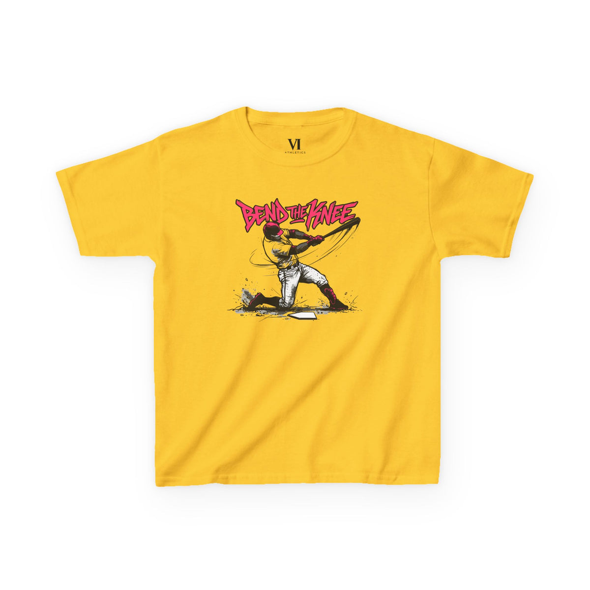 Bend the Knee Youth Baseball Graphic Tee