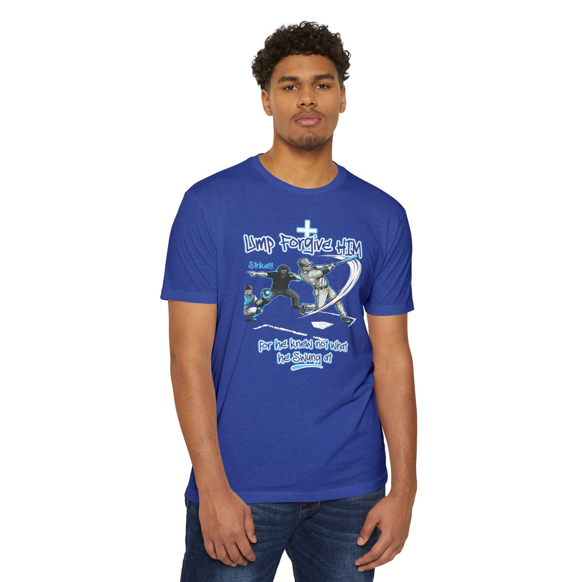 Forgive Him Baseball Graphic Tee