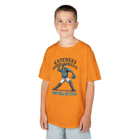 Catchers Commandments Youth Baseball Graphic Tee