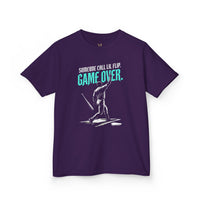 Game Over. Baseball Youth Graphic Tee