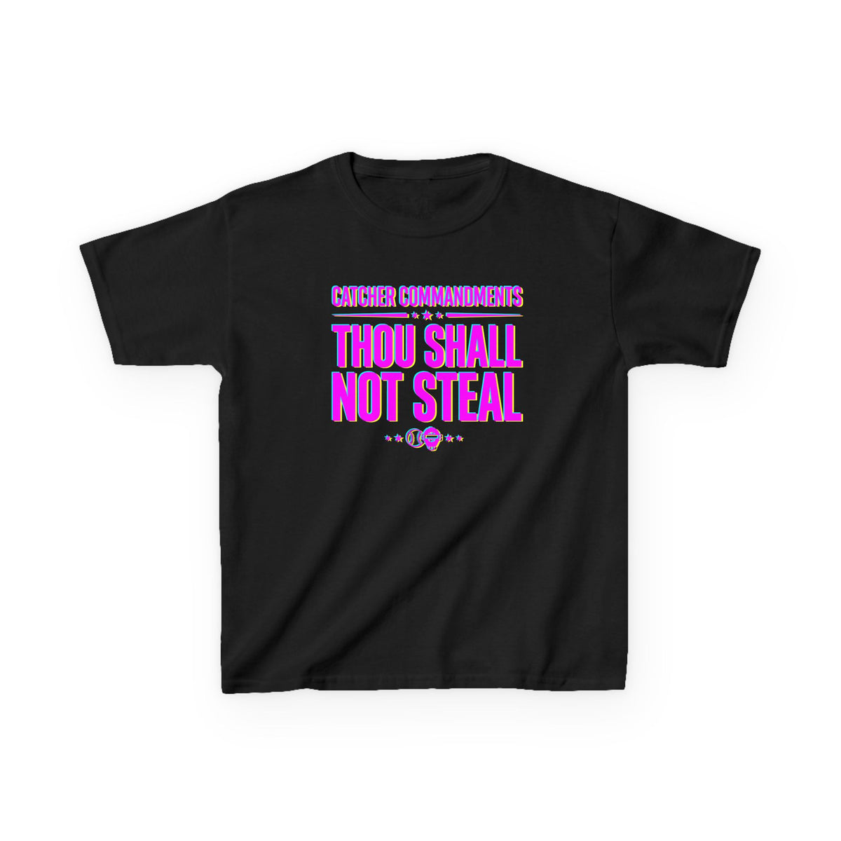 Thou Shall Not Steal 2 Youth Baseball Graphic Tee