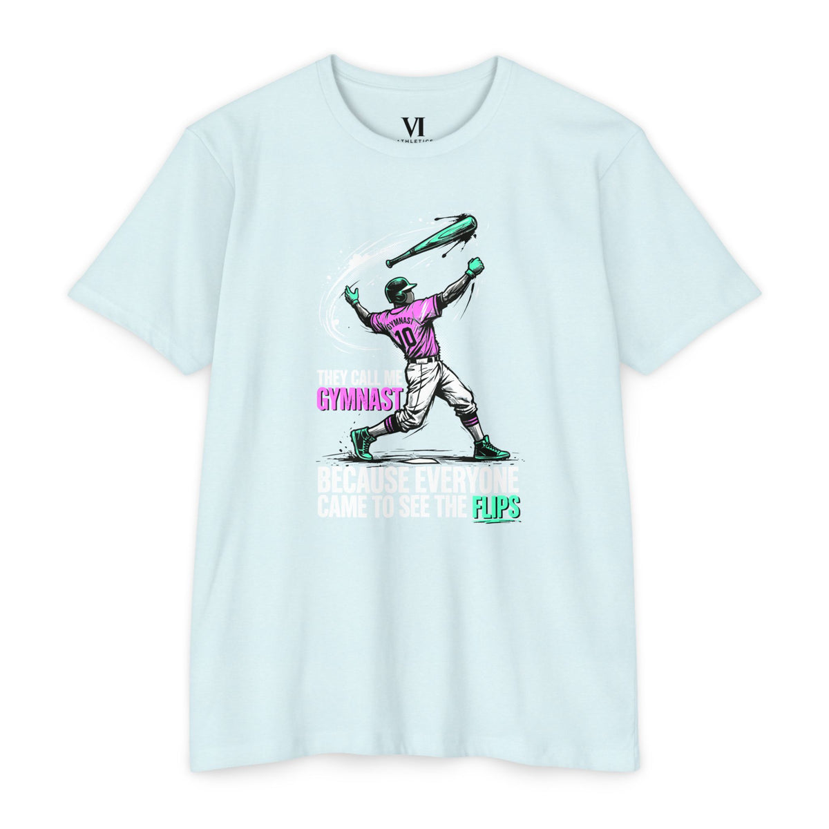 Gymnast Baseball Graphic Tee