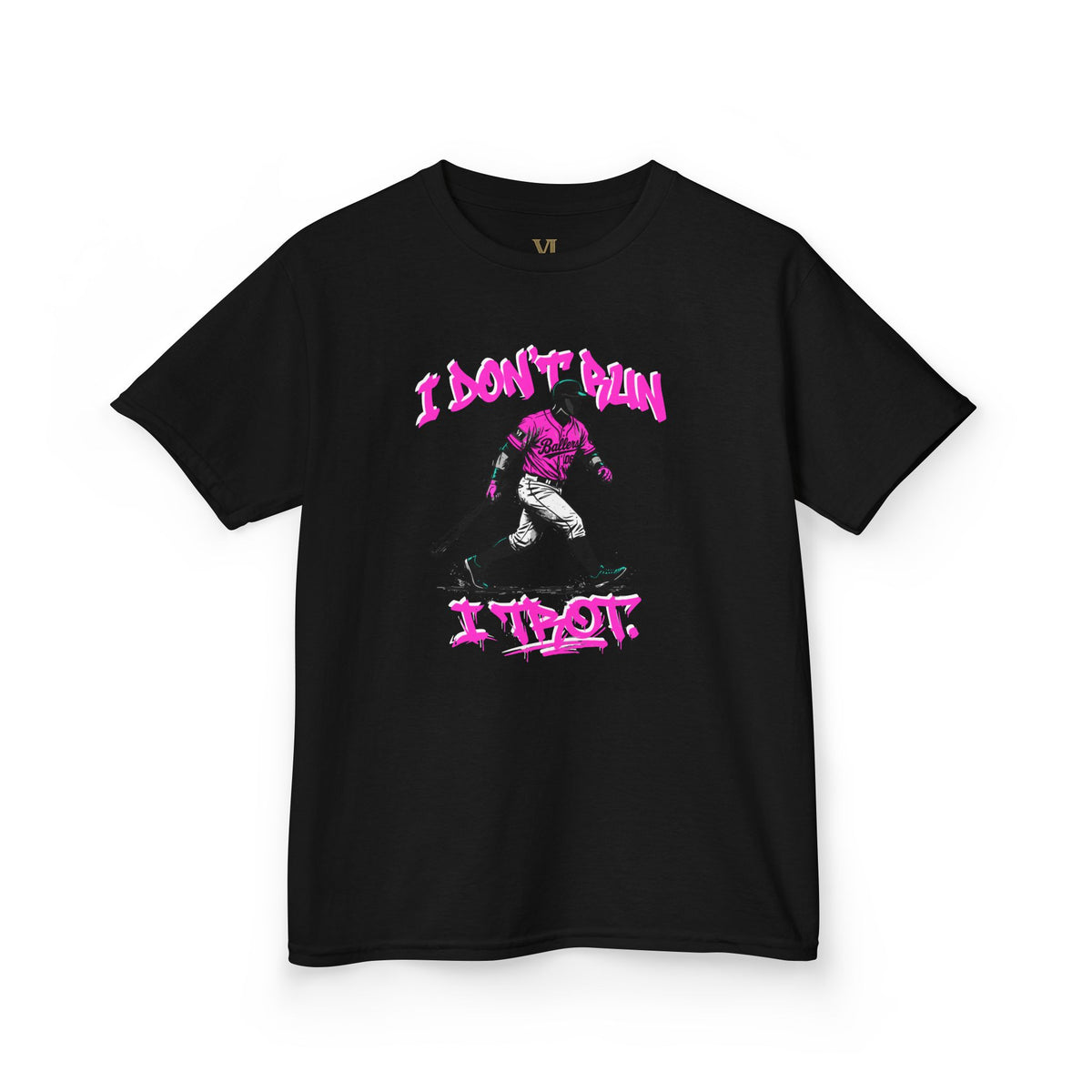 I Trot Youth Baseball Graphic Tee