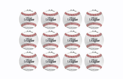 Soft Core Tee ball Leather Baseball - 12 pack