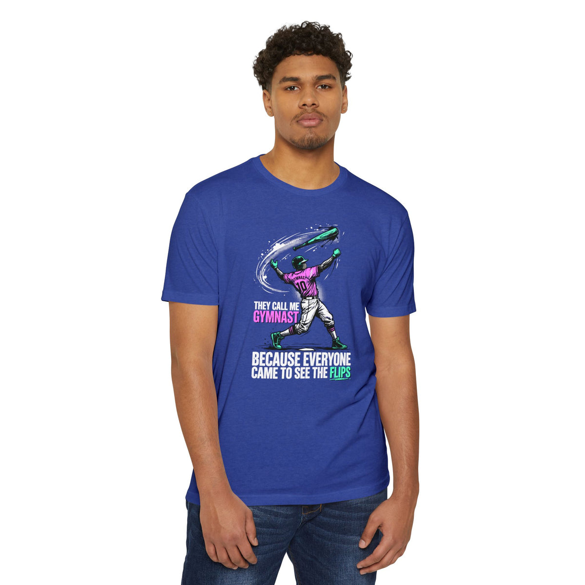 Gymnast Baseball Graphic Tee