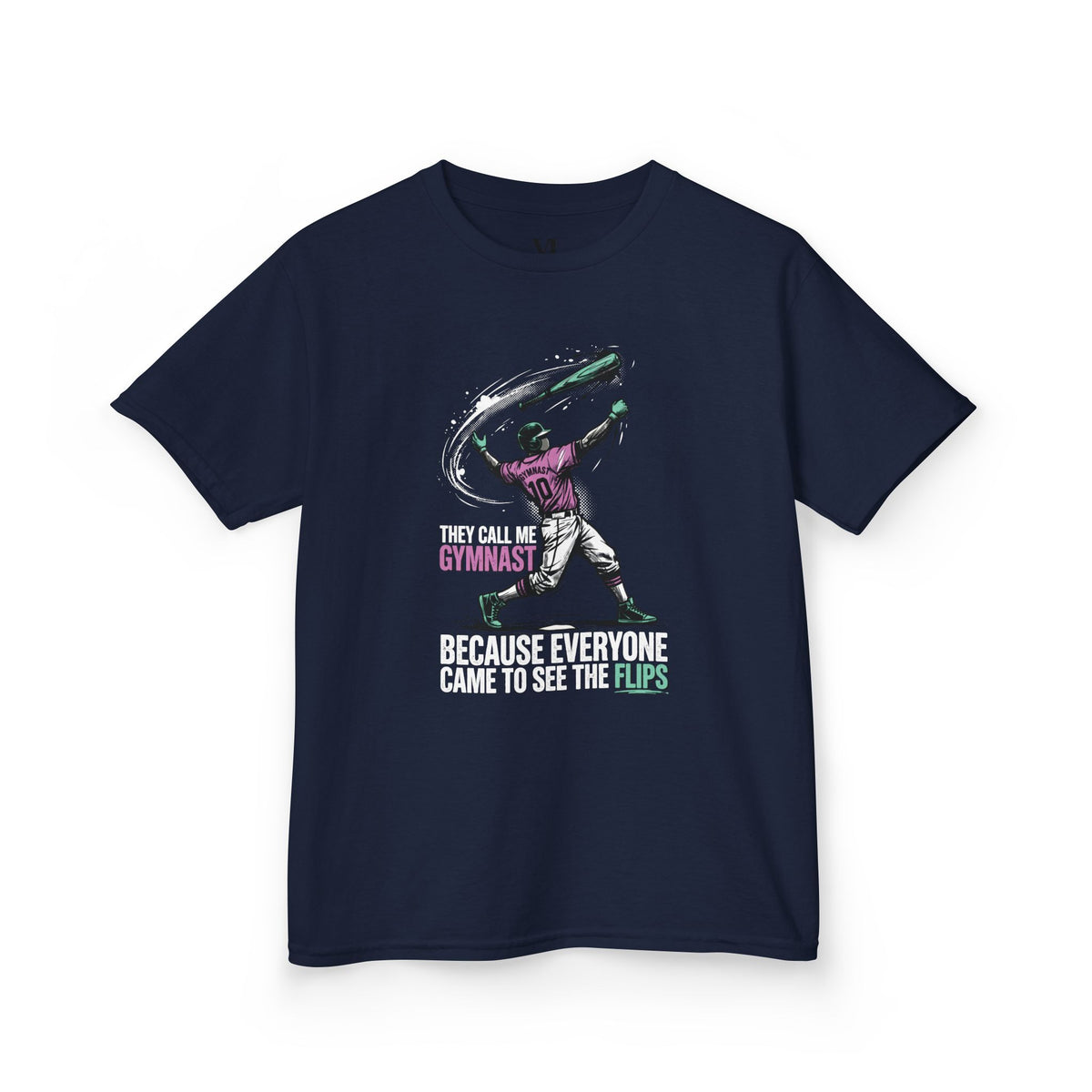 Gymnast Youth Baseball Graphic Tee