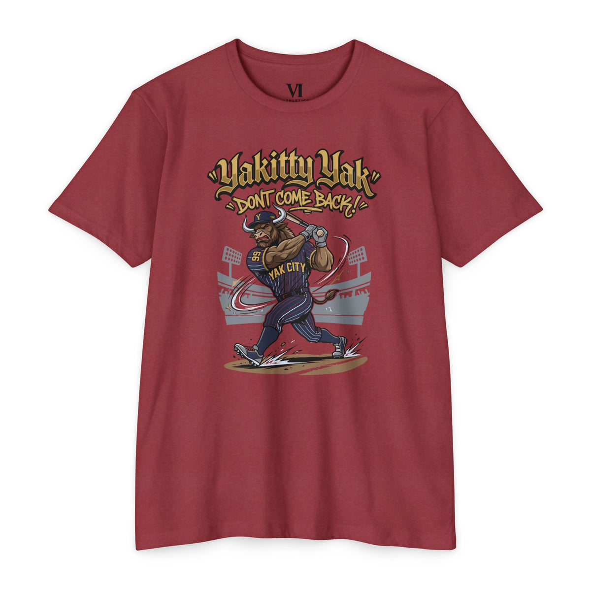 Yakitty Yak Baseball Graphic Tee
