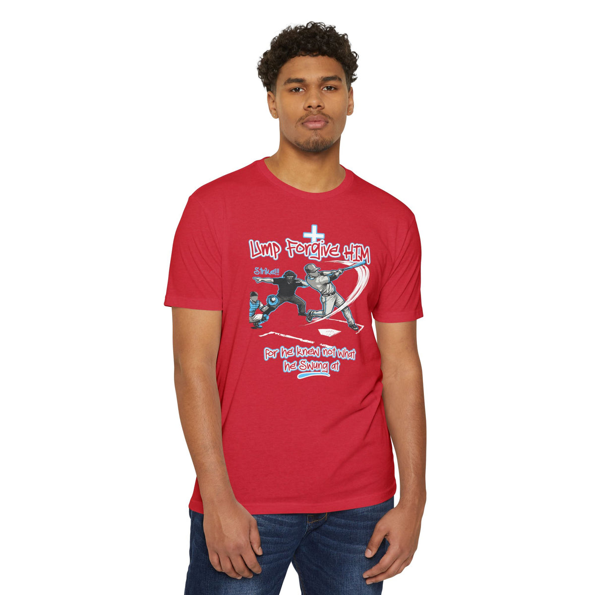 Forgive Him Baseball Graphic Tee