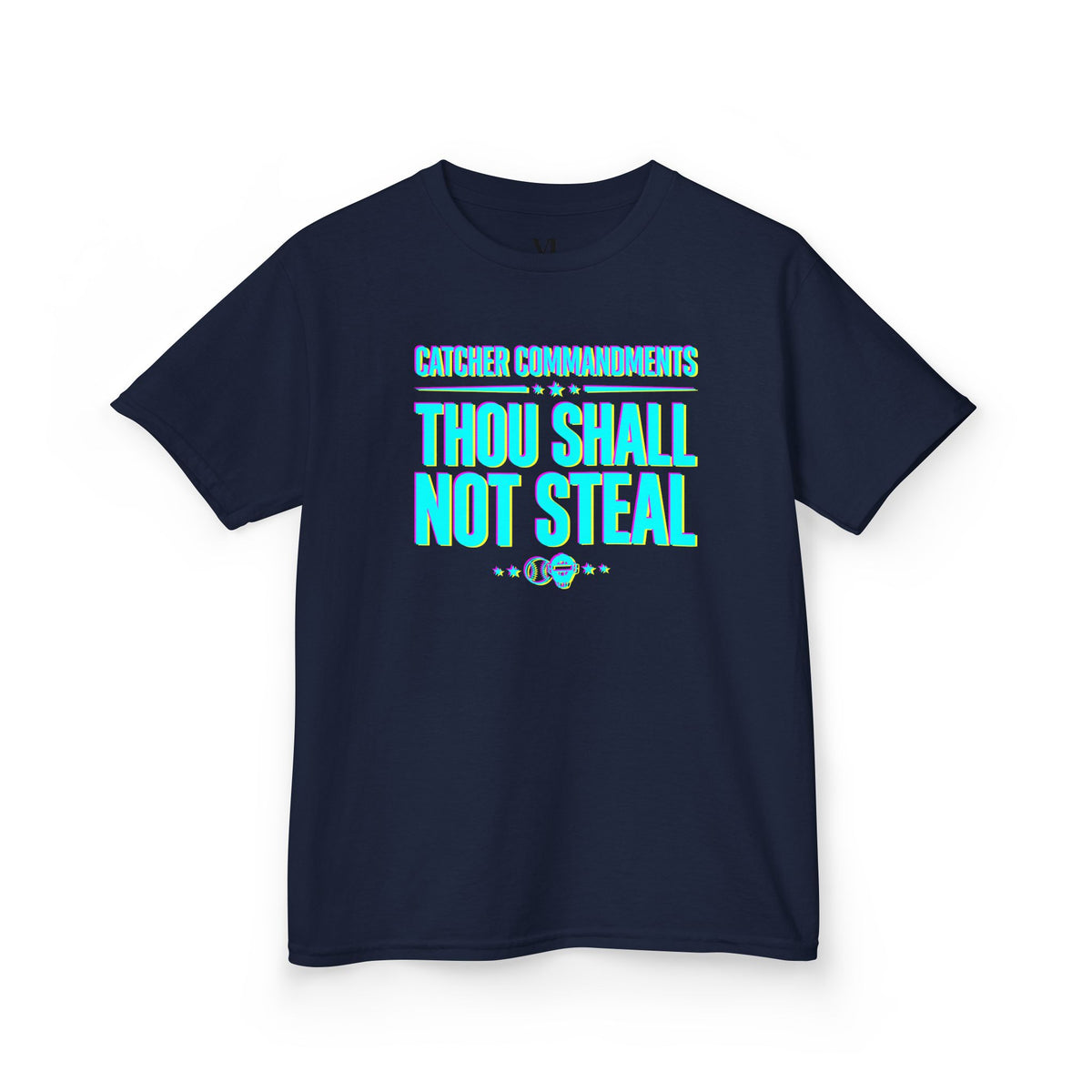 Thou Shall Not Steal 2 Youth Baseball Graphic Tee