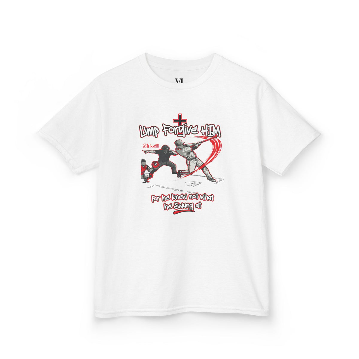 Forgive Him Youth Baseball Tee