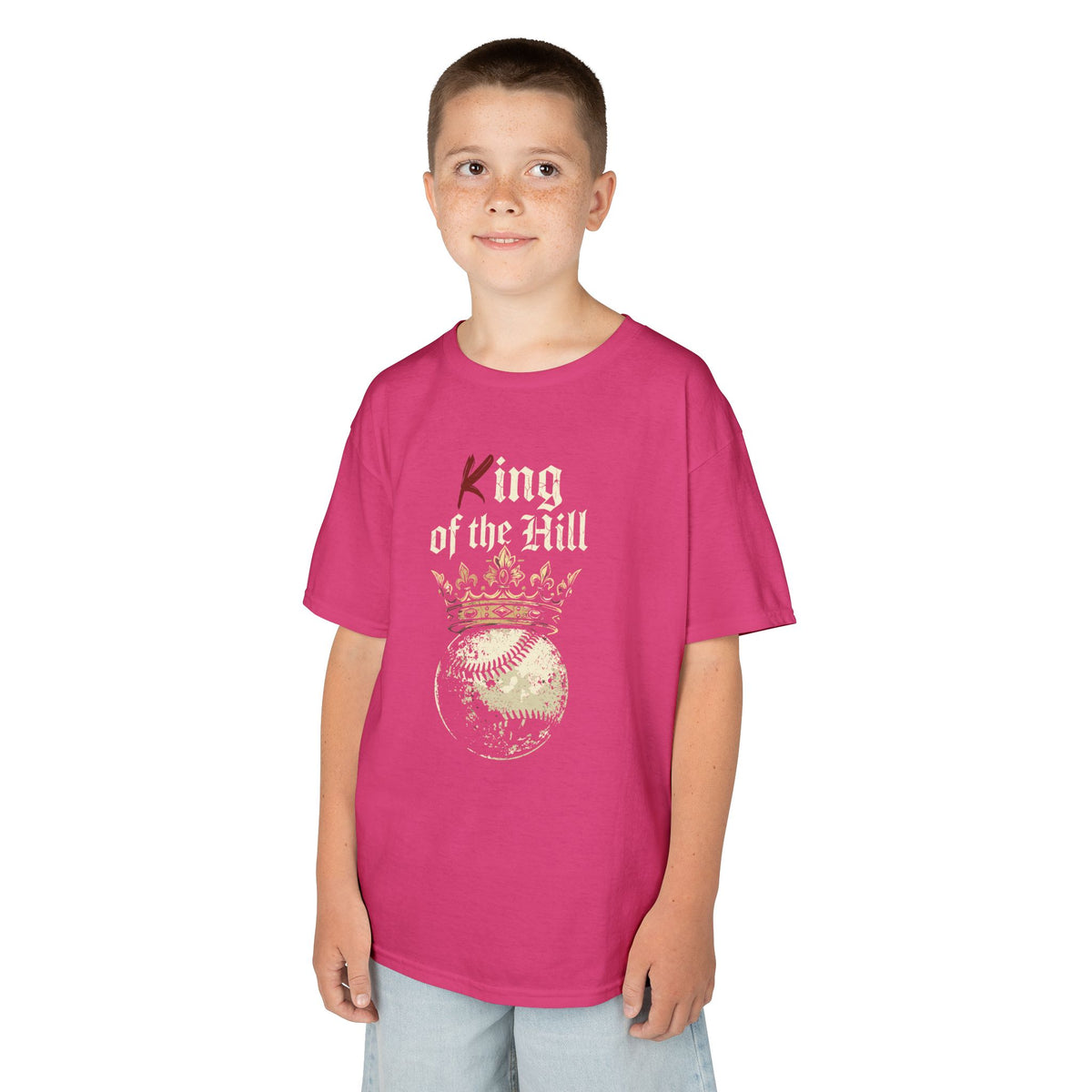 King of the Hill Youth Baseball Graphic Tee