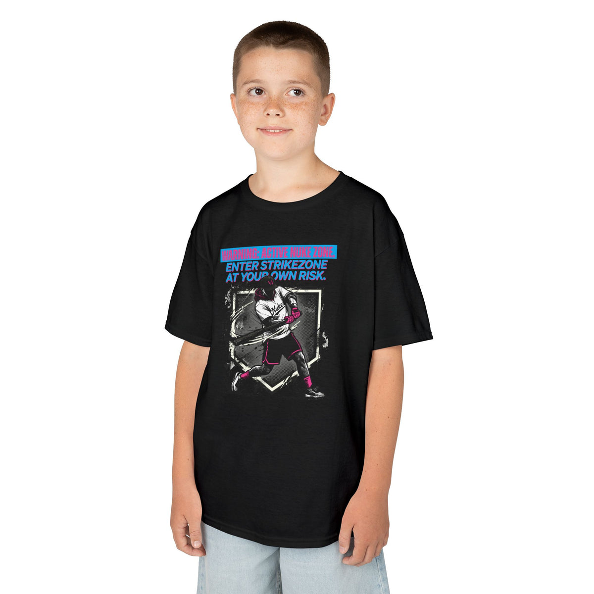 Active Nuke Zone Youth Baseball Graphic Tee