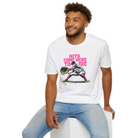 Hits Come Here to Die Infielder Baseball Graphic Tee