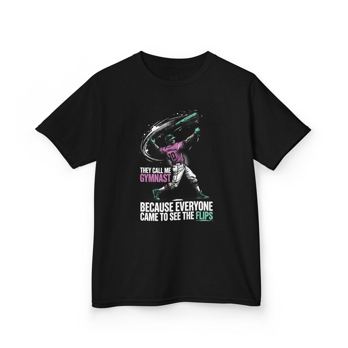 Gymnast Youth Baseball Graphic Tee