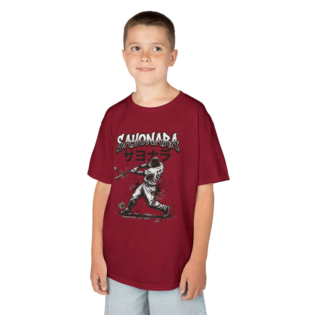 Sayonara Youth Baseball Graphic Tee
