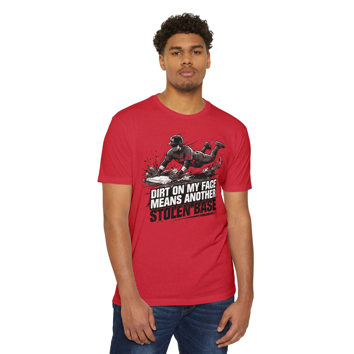 Another Stolen Base Baseball Graphic Tee