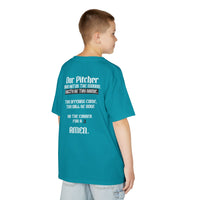 Pitcher's Prayer Youth Baseball Graphic Tee