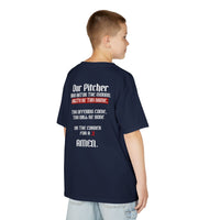 Pitcher's Prayer Youth Baseball Graphic Tee