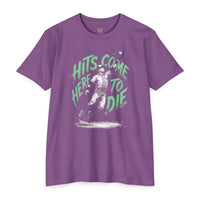 Hits Come Here to Die Baseball Graphic Tee